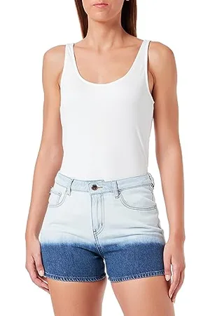 Moschino Damskie szorty casualowe, Dgrade Blue Denim, 40, , 40