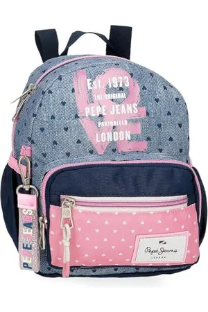 Pepe Jeans Noni Denim Plecak spacerowy 19x23x8 cms Poliester by Joumma Bags by Joumma Bags, , Plecak na spacer
