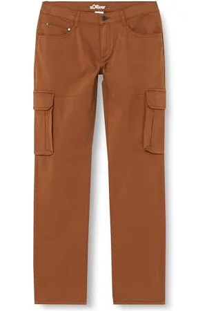 QS by s.Oliver Junior chłopięce spodnie cargo Pete, Straight Leg Brown 134, , 134
