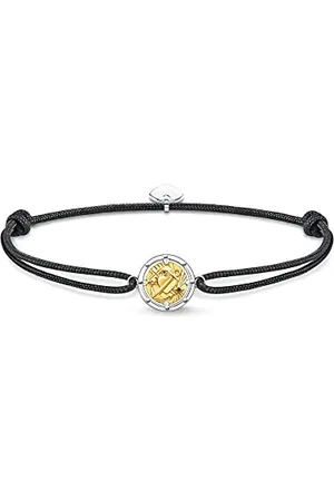 Thomas Sabo Sabo Unisex Armband Little Secret Glaube Liebe Hoffnung Gold 925er Sterlingsilber mit 750er Gelbgold-Vergoldung, Gr. 16cm-27cm, LS131-543-7-L22V