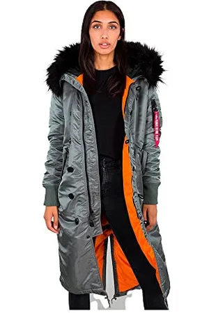 Alpha Industries Długa kurtka zimowa Fishtail Wmn dla kobiet