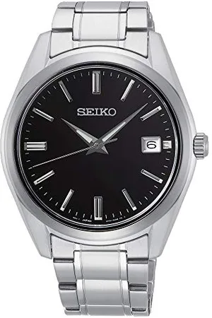 Seiko Zegarek męski kwarcowy stal szlachetna z paskiem ze stali nierdzewnej, , Rozmiar uniwersalny, bransoletka