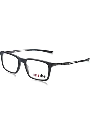 RH+ RH405V02 okulary, Black Gun Metal (Rutheni, 53 dla mężczyzn, czarny pistolet metalowy (Rutheni