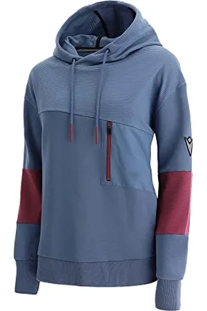 macron Damska bluza Athleisure Scc Adua lekka rozciągliwa bluza z kapturem Lavio/Lbrd Wmn, błękitna, XL, , XL