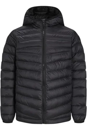 JACK & JONES JCONEW Pocket Puffer JNR kurtka pikowana, czarna/szczegóły: SOLID, 128, , 128