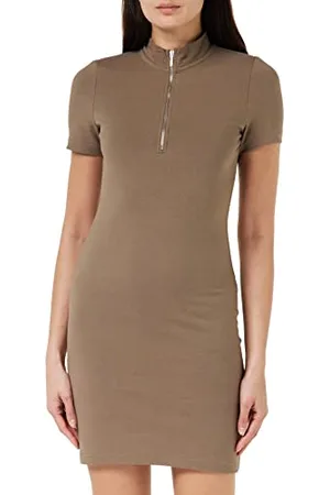 Dr Denim Damska sukienka Viann, w stylu casual, orzech, M, , M