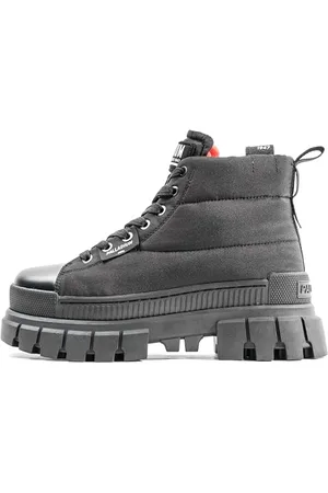 Palladium Revolt Boot OVERCUSH, Trampki damskie, Czarne/Czarne, 37 EU, , 37 EU