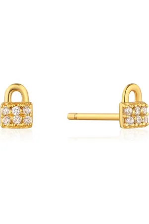 ANIA HAIE Kolczyki Ear Studs Underlock & Key E032-03G mid-38413 Marka, Única, Metal nieszlachetny, Bez kamieni szlachetnych