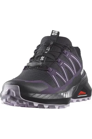 Salomon Speedcross Peak damskie buty do biegania w terenie, precyzyjne dopasowanie, ochrona w terenie, aktywna przyczepność, Black Nightshade Orchid Petal, 44 EU