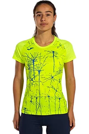 Joma Damski T-shirt Elite Ix, neonowy żółty, XXS
