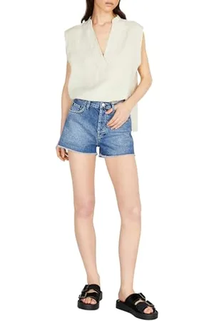 Sisley Womens 5BMLLQ03Y Bluuse, Beige 14Z, L, , L