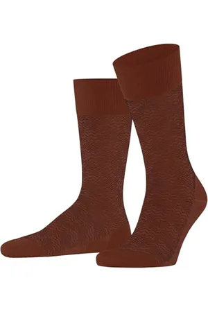 Falke Mężczyźni Skarpety Mighty Nest M So Bawełna Wełna z wzorem 1 Para, , 43-44