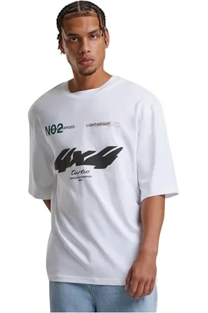 Mister Tee Męski T-shirt bez kołnierza, , 3XL, , 3XL