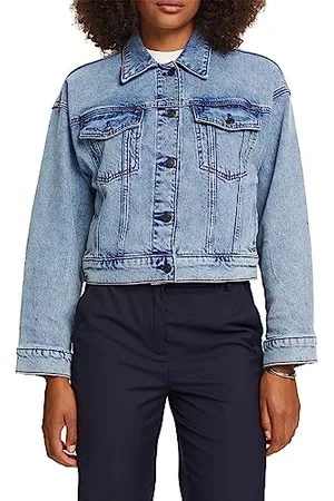 ESPRIT Kurtka dżinsowa w stylu boxy, , L