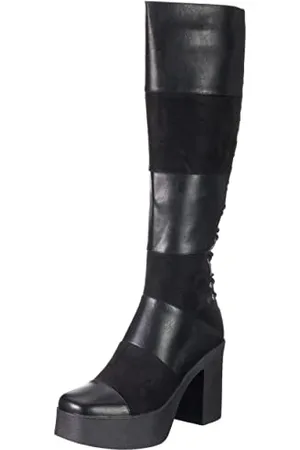 Lamoda Brain Stew Knee High Platform Boots, EU 36, , 36 EU
