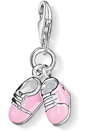 Thomas Sabo Damski Charm Zawieszka Buciki Niemowlęce Urodzenie Charm Club Srebro Wysokiej Próby 925 0820-007-9