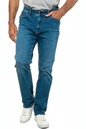 JP 1880 Męskie duże rozmiary duże rozmiary Menswear L-8XL Jeansy FLEXNAMIC®, Denim, Straight Fit, do rozm. 70/35 722849, , 42W / 34L