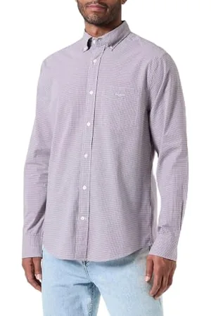GANT REG POPLIN Micro Gingham Shirt, , S