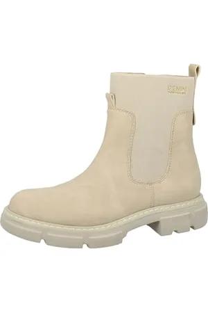 TOM TAILOR Damskie buty 4296203 Chelsea, Cream, 39 UE