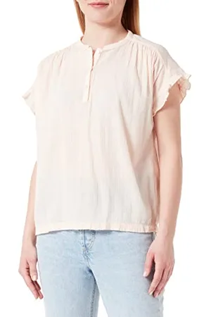 Mustang Styl damski ELSA Ruffle Blouse bluzka, , 42, , 42