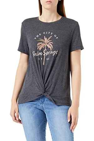 ONLY Onlpalmie Reg Twist S/S Top Box JRS T-Shirt damski, , XL