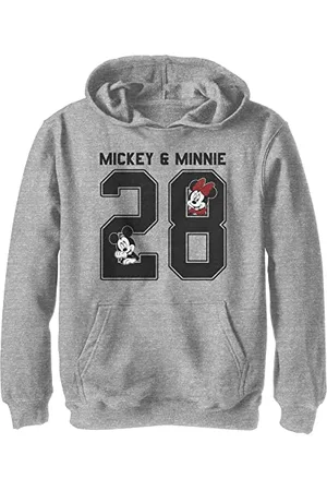 Disney Mickey Minnie Collegiate chłopięca bluza z kapturem, , L