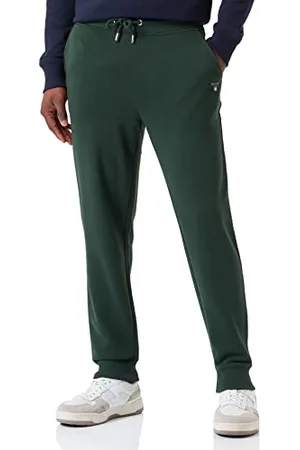 GANT Męskie oryginalne spodnie dresowe Storm Green, XS