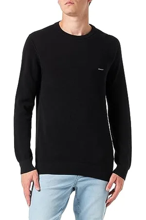 GANT Męski sweter Cotton Pique C-Neck, , standardowy, , 3XL