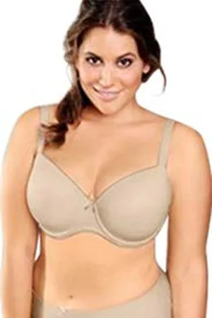 Ulla Popken Damski duże rozmiary plus size biustonosz z fiszbinami, miękka miseczka, miseczki B-D 85C 697144300-85C, , 85C