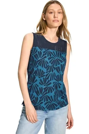CECIL Ajour Top z nadrukiem, , XXL