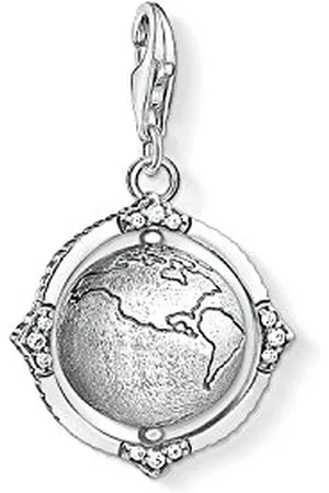 Thomas Sabo Mężczyźni damski wisiorek Vintage kula ziemska 925 wysokiej próby 1676-643-14