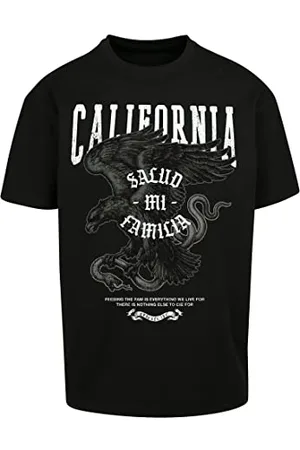 Mister Tee Unisex La Familia Oversize Tee T-Shirt, czarny, XS