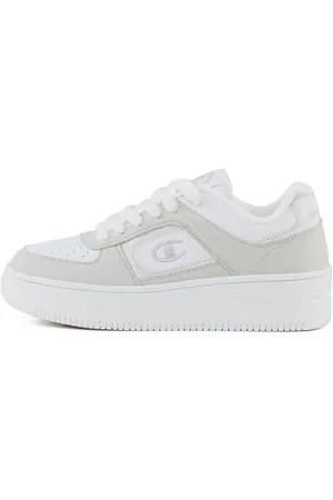 Champion Foul Play Plat Velour W Low, Trampki Damskie, Jasny Szary (ES002), 36.5 EU, , 36.5 EU