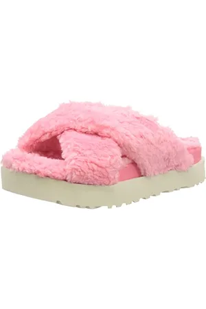 UGG Damskie kapcie Fuzz Sugar Cross Slide, , 39 EU