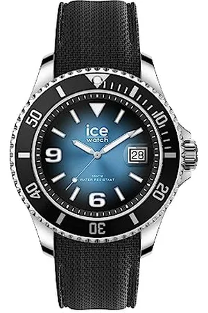 Ice-Watch ICE steel Deep blue - Męski zegarek z silikonowym paskiem - 020342 (Large)