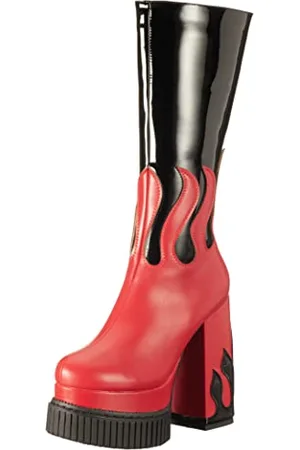 Lamoda Show Off Platform Creeper Calf Boots, EU 39, , 39 EU