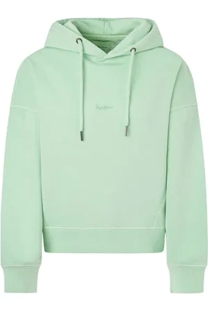 Pepe Jeans Damska bluza z kapturem Lynette, zielona (Acid Menta Green), S, , S