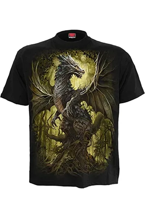 Spiral Oak Dragon - T-shirt , , S