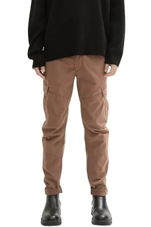 TOM TAILOR Męskie spodnie cargo Regular Tapered, , XL