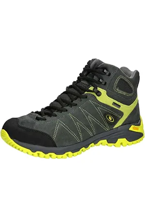 BRUTTING Męskie buty do biegania Mount Kapela High Cross Country, Grau Lemon, 36 EU
