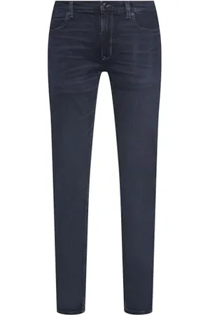 HUGO BOSS Męskie dżinsy 734 Extra-Slim Fit z niebiesko-czarnego stretchu, , 30W / 30L