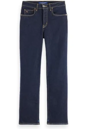 Scotch&Soda Damskie dżinsy Core Sky Straight Fit Clean Blue, , 26W / 34L