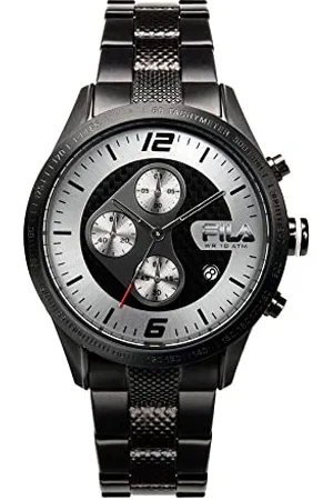 Fila Unisex dla dorosłych analogowy zegarek kwarcowy z bransoletką ze stali szlachetnej 38-001-003