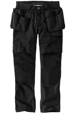 Carhartt Męskie spodnie robocze ze stali Rugged Flex Relaxed Fit Ripstop z podwójnym przodem, , 38W / 34L
