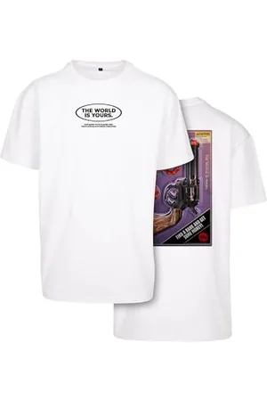 Mister Tee Męski T-shirt Money Maker Oversize Tee M, biały, M