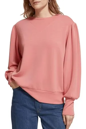 Scotch&Soda Bluza Ruched Yoke Seam Modal Damski dres, , XL