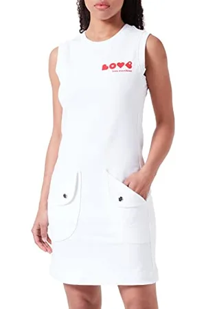 Moschino Damska sukienka o regularnym kroju, bez rękawów, , rozmiar 40, , 40