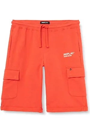 Replay Chłopięce SB9511 luźne spodenki, 551 RED, 4A, , 4 lat