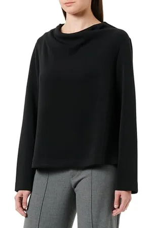 QS by s.Oliver S.Oliver Sales GmbH & Co. KG/s.Oliver Damska bluza z kołnierzem wodospadu, bluza z kołnierzem wodospadu, , 34