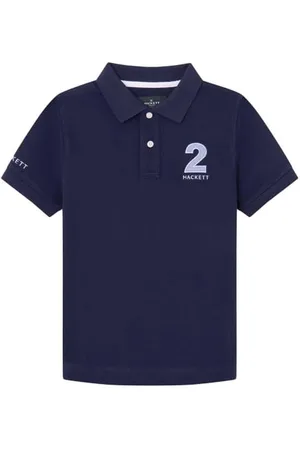 Hackett Koszulka polo chłopięca Heritage Numer, niebieska (granatowa), 3 lata, , 3 lat